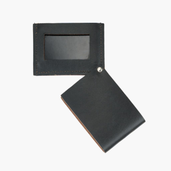 Lederetui mit Einstecktasche für Schweißerschutzglas 51x108 mm