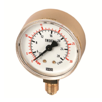 Ersatzmanometer Arbeitsmanometer, 0 - 30 l/min für Argon