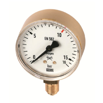 Ersatzmanometer Arbeitsmanometer, 0 - 20 / 40 bar für Sauerstoff