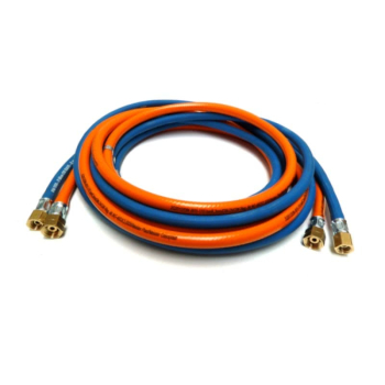 SEMPERIT Schlauchgarnitur Propan/Sauerstoff Ø 13 mm mit Klemmen