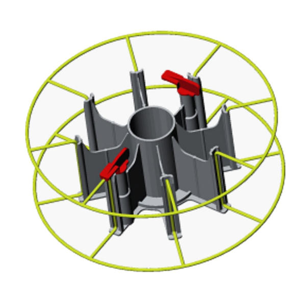 Adapter für Korbspulen 8-armig