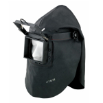 Lederhaube Sahara mit Metallrahmen, hinten geschlossen, nach DIN EN 175