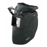Lederhaube Sahara mit Metallrahmen, hinten offen, nach DIN EN 175