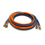 SEMPERIT Schlauchgarnitur Propan/Sauerstoff Ø 13 mm mit Klemmen